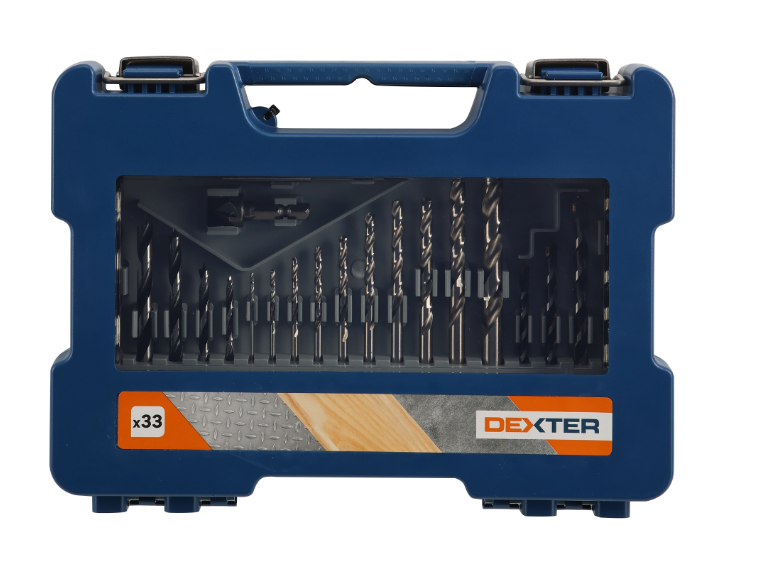SET 33 PIECES DEXTER TIPS+BITS ASSORTED