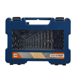 SET 33 PIECES DEXTER TIPS+BITS ASSORTED