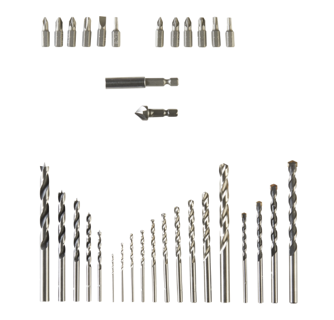 SET 33 PIECES DEXTER TIPS+BITS ASSORTED