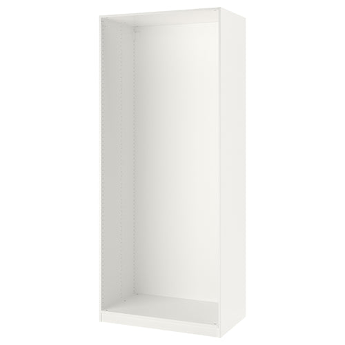 PAX wardrobe frame, white, 100x236x58 cm