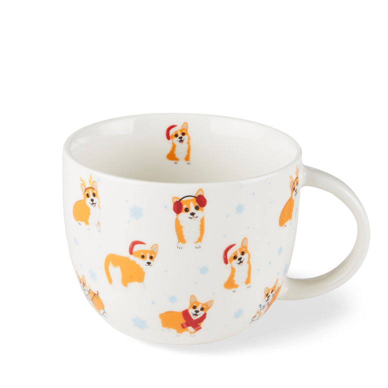 Casa X-MAS CORGIES MUG 40CL