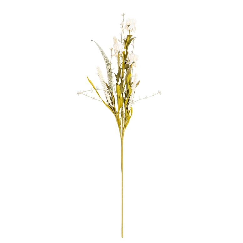 Casa HERBY White flowering branch, L 70 cm