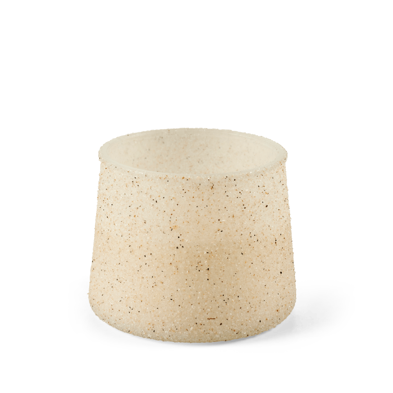 MIRA Beige scented candle, H 8 cm - Ø 10,2 cm