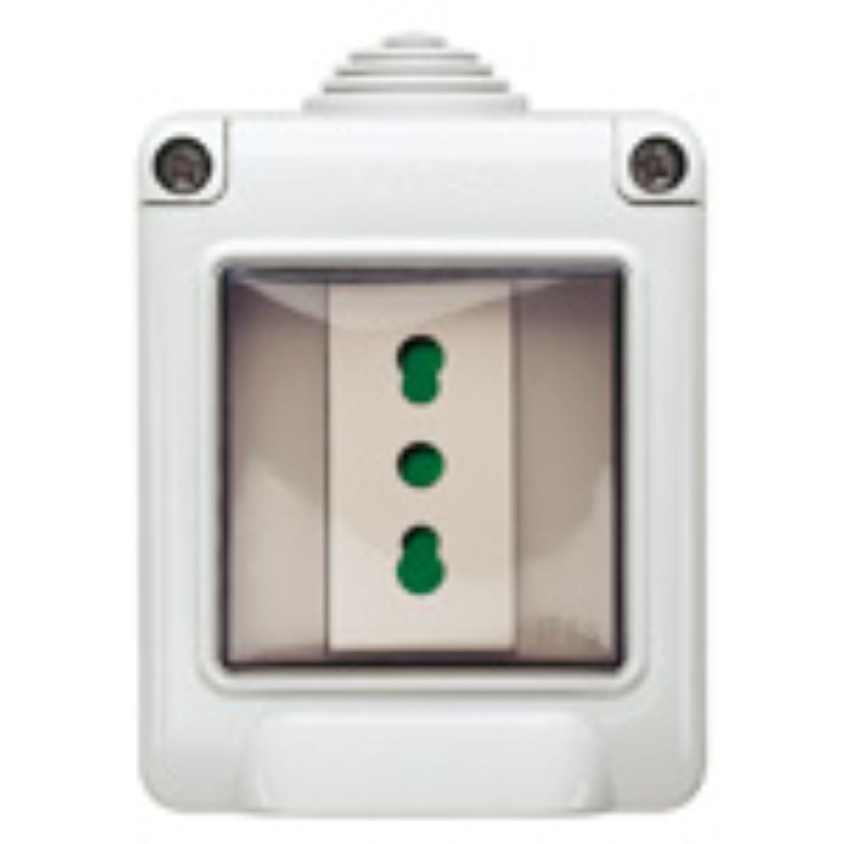 PLANA CONTAINER WITH 10/16A SOCKET IP55 GRAY