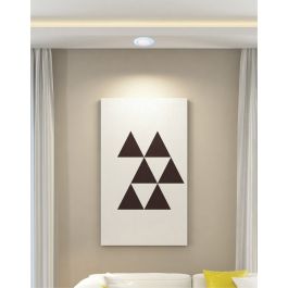RECESSED ALUMINIUM SPOTLIGHT WHITE D15.5 CM LED 6W BLUE LIGHT