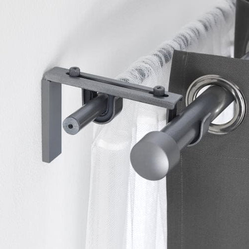 BETYDLIG curtain rod holder, silver-colour