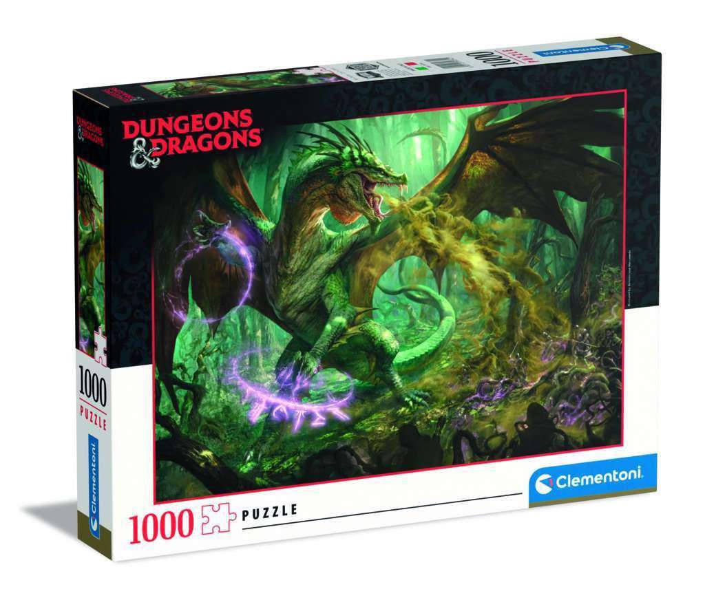 1000 Piece Puzzle Dungeons & Dragons: Green Dragon - best price from Maltashopper.com CLM39734