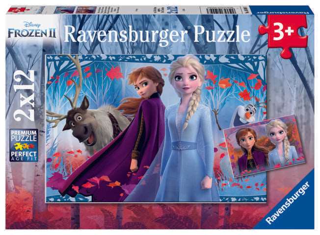 2 12 Piece Puzzles Frozen 2 - best price from Maltashopper.com RVB05009
