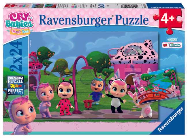 2 24 Piece Puzzles Cry Babies - best price from Maltashopper.com RVB05103