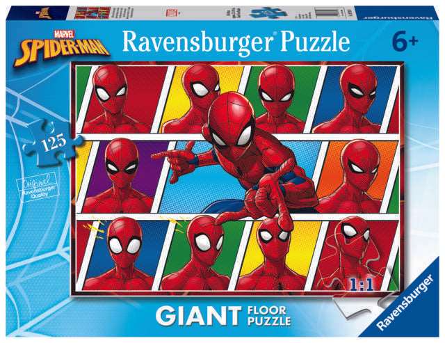 125 Piece Giant Floor Puzzle Spider Man (H) - best price from Maltashopper.com RVB09790