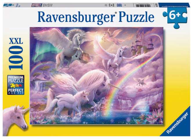 100 Piece Xxl Puzzle Unicorn Pegasus - best price from Maltashopper.com RVB12979