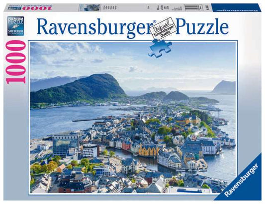 1000 Piece Jigsaw Puzzle Photos & Landscapes: View Over ålesund - best price from Maltashopper.com RVB19844