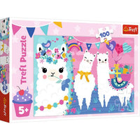 100 Piece Puzzle Happy Llama - best price from Maltashopper.com TRF16363