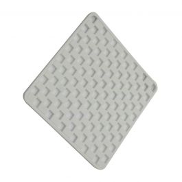 NON-SLIP SHOWER MAT W 50 D 50 CM VINYL WHITE