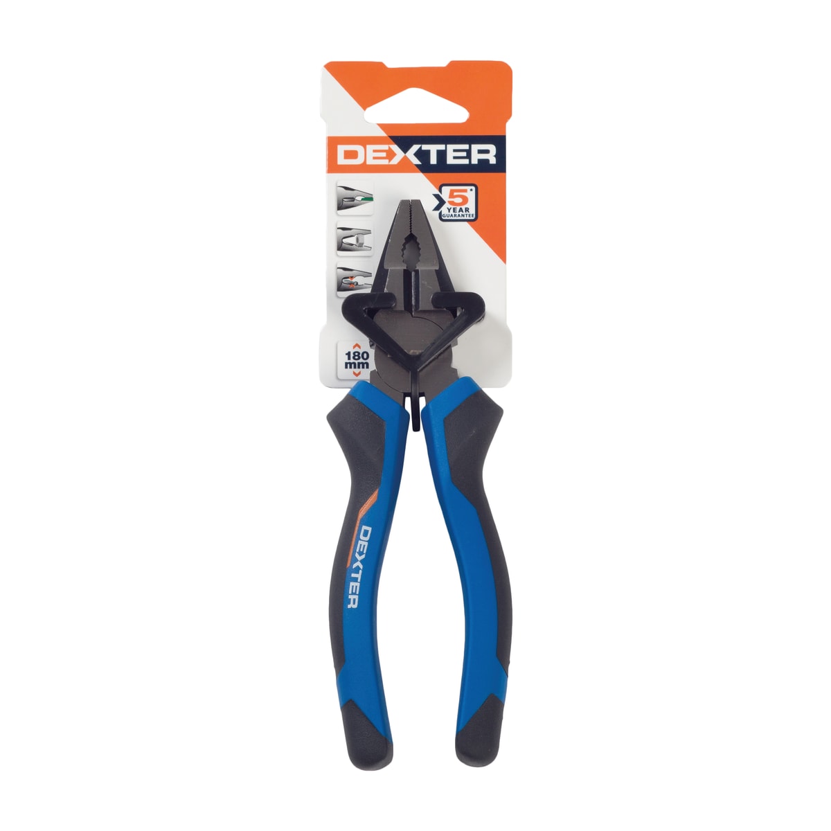 DEXTER UNIVERSAL PLIERS 180 MM CHROME VANADIUM