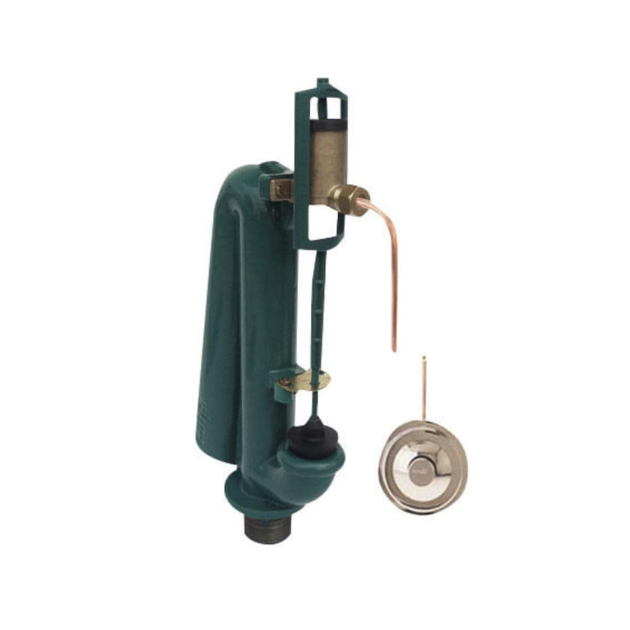 Bricocenter CATIS BATTERY SIPHON WITH CHROME FIXING WITHOUT BUTTON