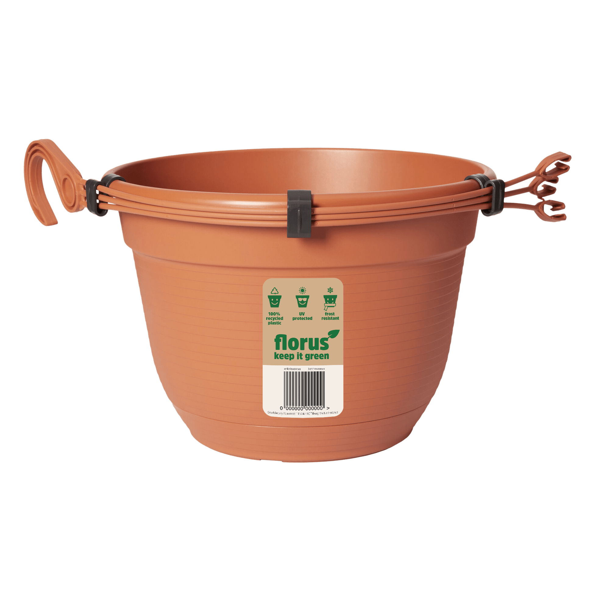 Bricocenter VASO BASKET ORIGINAL CM 26 H18 6LT TERRACOTTA