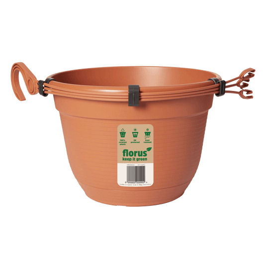 Bricocenter VASO BASKET ORIGINAL CM 26 H18 6LT TERRACOTTA