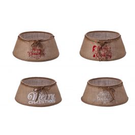 JUTE TREE COVER DIAM 55 H23 ASSORTED DECORS