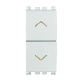 ARKE INTERLOCKED DOUBLE BUTTON WHITE