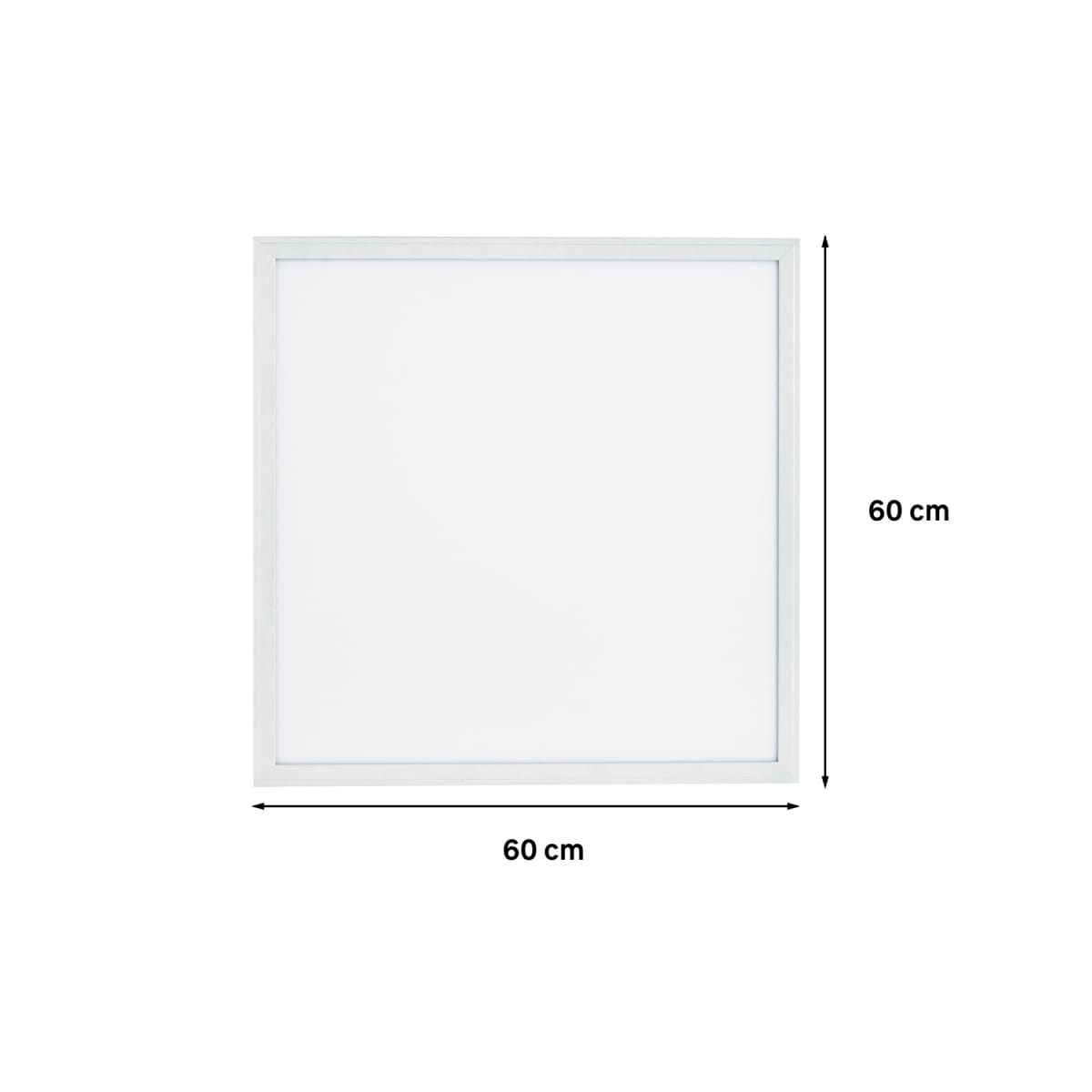 Bricocenter LED PANEL SALOBRENA METAL WHITE 59,5X59,5CM LED CCT RGBW SMART