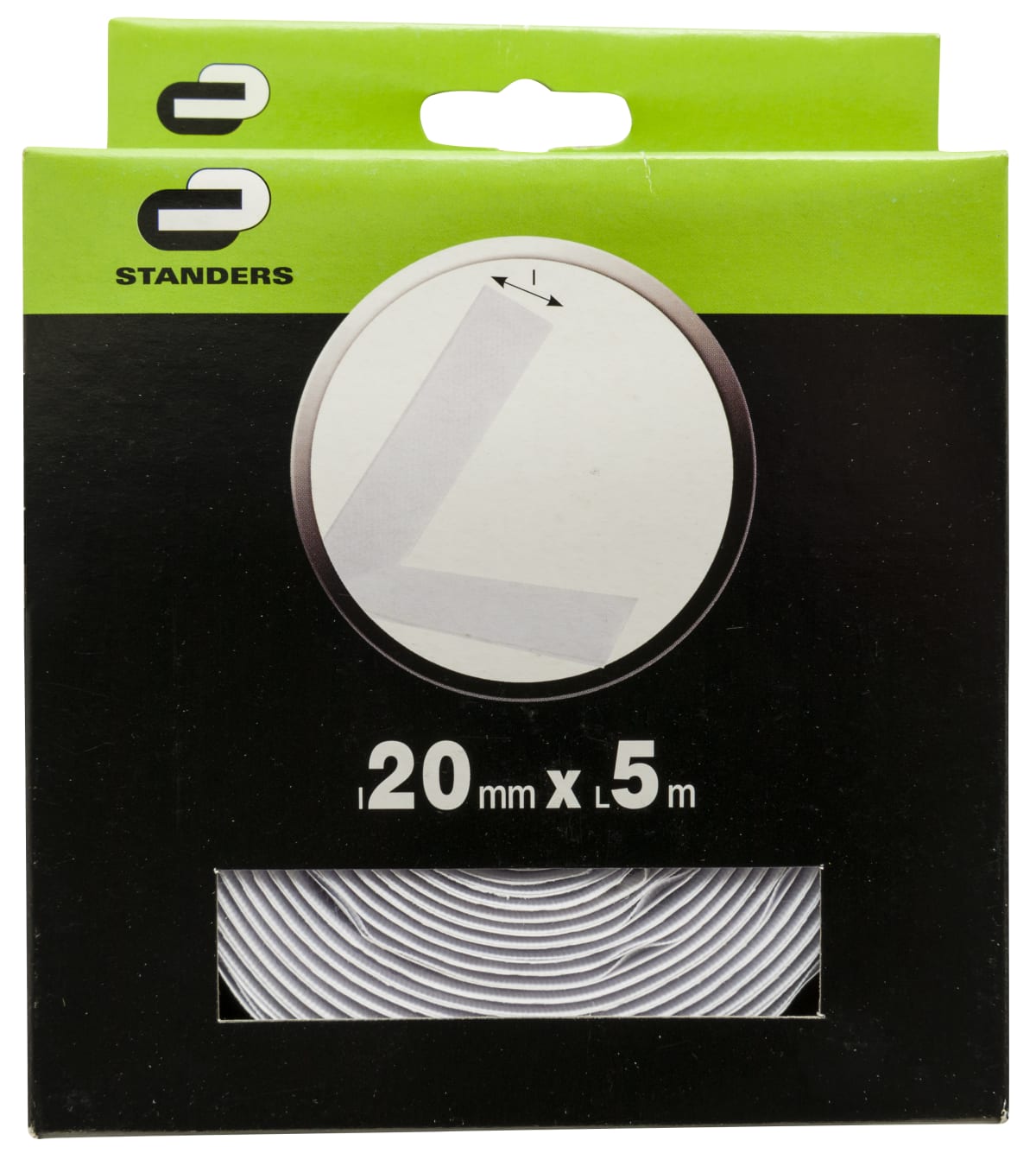 STANDARD ADHESIVE VELCRO WHITE LARG