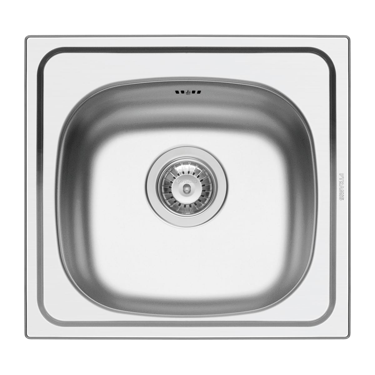 Bricocenter LAVELLO 1 VASCA CM 48X48 INOX