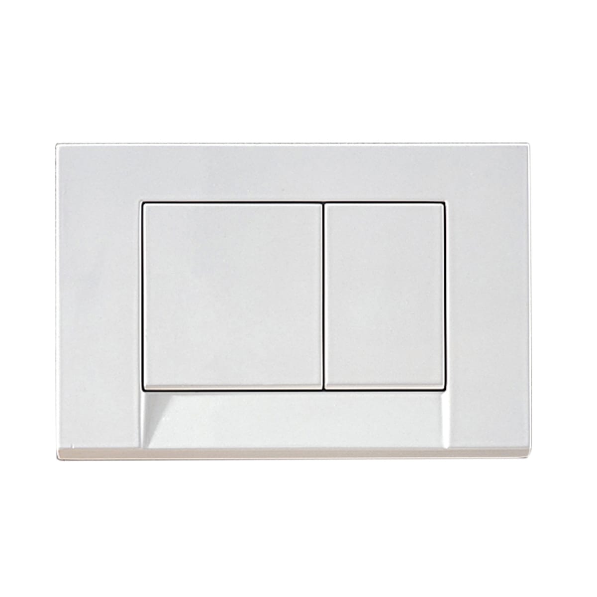 Bricocenter 2-BUTTON SQUARE SIGMA30 BCO/CR/BCO GEBERIT PLATE