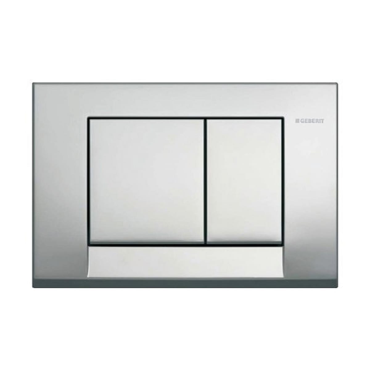 SIGMA30 CR/SAT/CR GEBERIT 2-BUTTON SQUARE PLATE