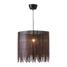 ROTVIK Pendant Lamp, Bamboo, Brown - shop soiled