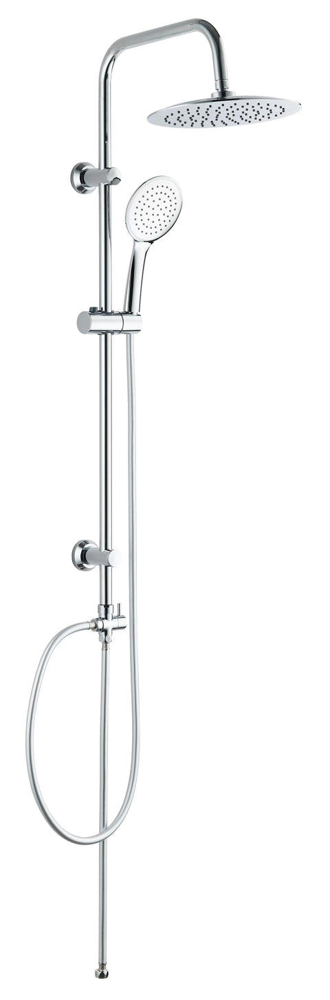 Orion shower column with hand shower and 25cm shower head