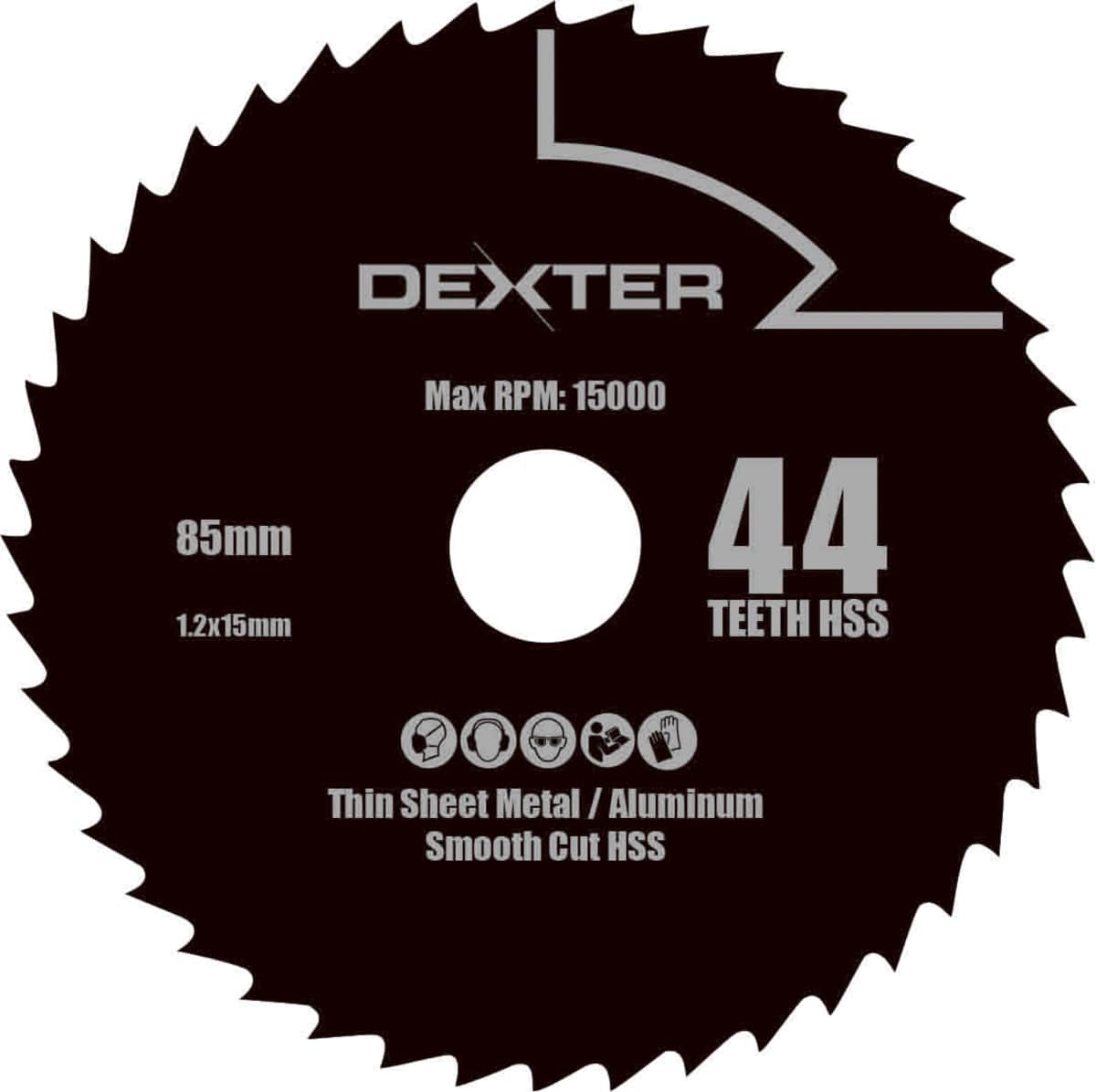 Bricocenter LAMA CIRCOLARE DEXTER 85MM 44 DENTI