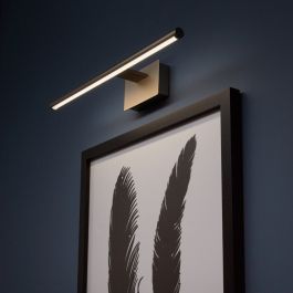 NICKEL ALUMINUM MUSEIO WALL SCONCE 39.2X10.5X6.4CM LED 5.1W NATURAL LIGHT