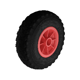 INFLATABLE PLASTIC TROLLEY WHEEL DIAMETER 260X85MM, LOAD 150 KG