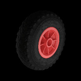 INFLATABLE PLASTIC TROLLEY WHEEL DIAMETER 260X85MM, LOAD 150 KG