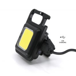 MINI RECHARGEABLE FLASHLIGHT WITH CARABINER