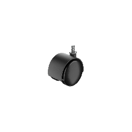 50 MM DIAMETER SWIVEL TWIN WHEEL WITH THREADED PIN