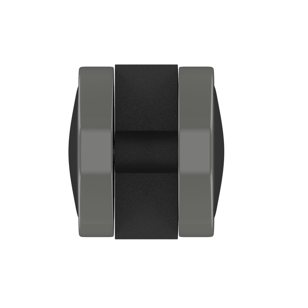 50 MM DIAMETER SWIVEL TWIN WHEEL WITH 10 MM THREADED STUD