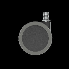 50 MM DIAMETER SWIVEL TWIN WHEEL WITH 10 MM THREADED STUD