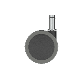 50 MM DIAMETER SWIVEL TWIN WHEEL WITH 10 MM SMOOTH AXLE