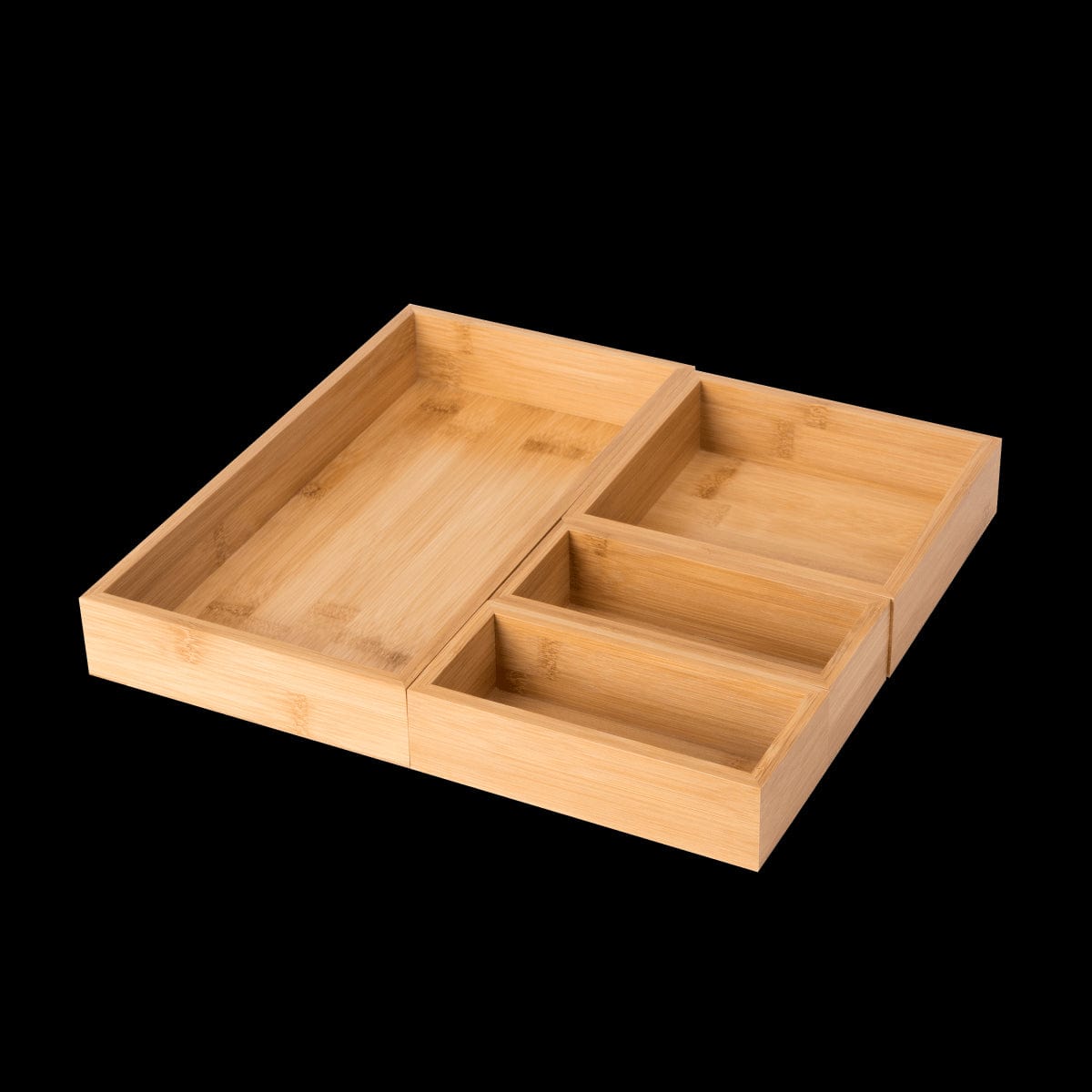 Bricocenter SET 4 BAMBOO BOXES VARIOUS SIZES - SENSEA