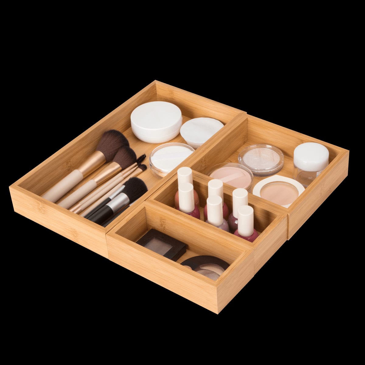 SET 4 BAMBOO BOXES VARIOUS SIZES - SENSEA