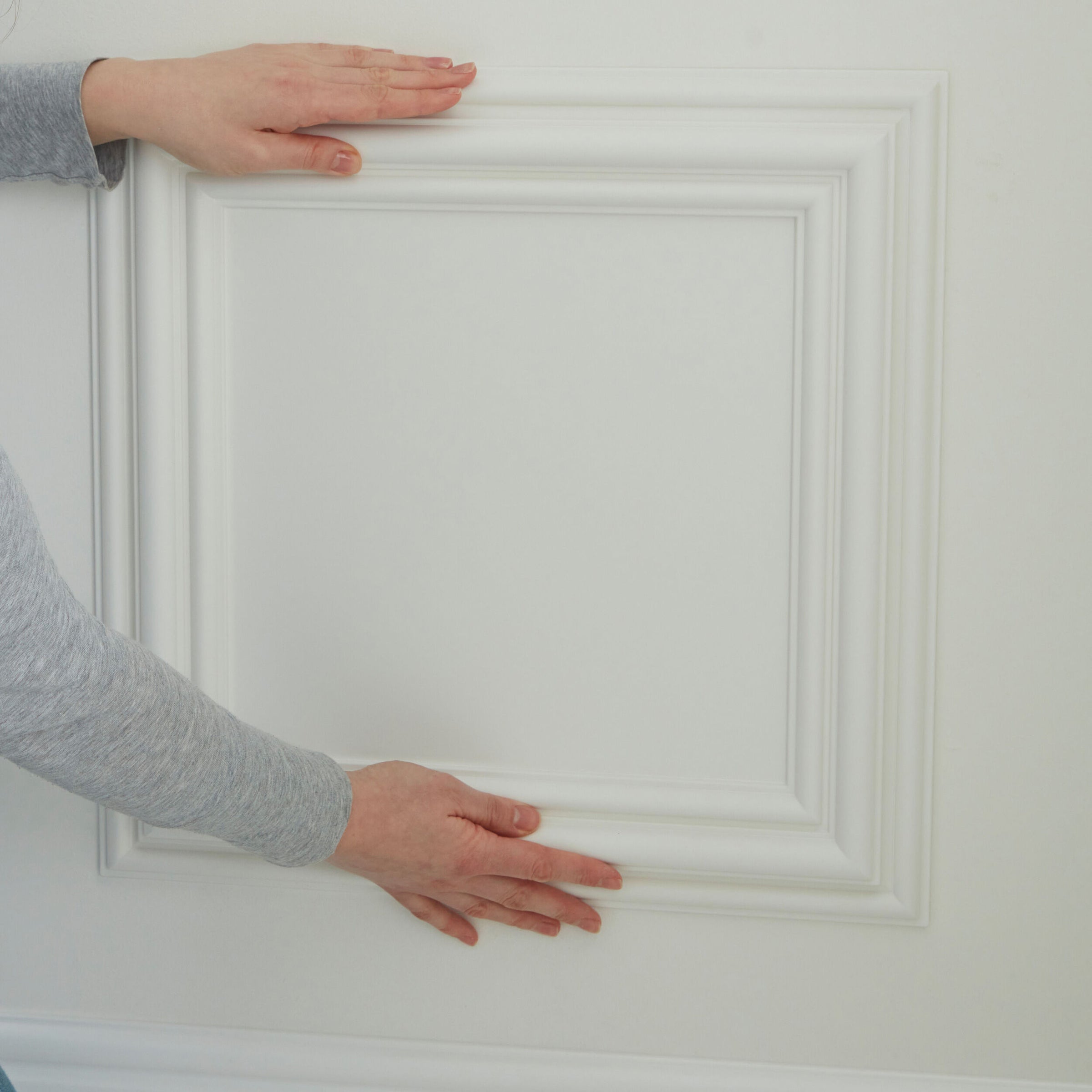 Maureen decorative polystyrene panelling for wall panelling, 50x50cm