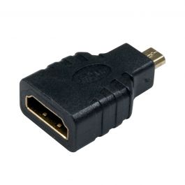 HDMI FEMALE MICRO HDMI MALE ADAPTER BLACK EVOLOGY