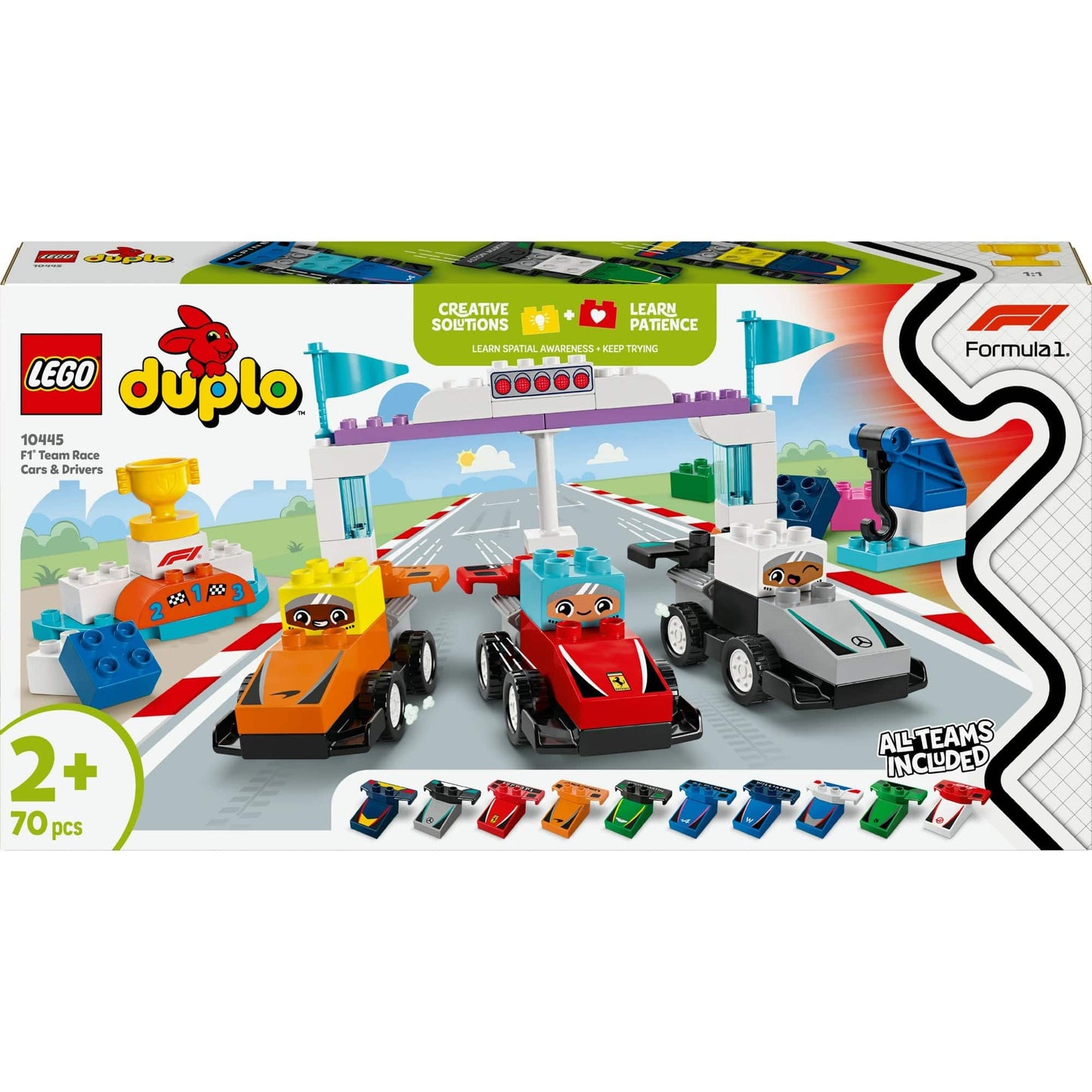 Duplo - Racing Cars and F1 Team Drivers