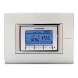 FANTINI C CH141 DIGITAL BUILT-IN WEEKLY CHRONOTHERMOSTAT COLOR B.CO/BLACK/SILVER