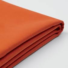 SÖDERHAMN Footstool Cover, Samsta Orange