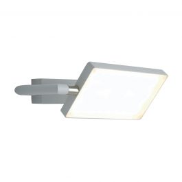 APPLIQUE BOOK ALLUMINIO BIANCO 10X15X22.5CM LED 17W