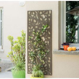 DECORATIVE METAL LEAF PANEL 0.60X1.50M