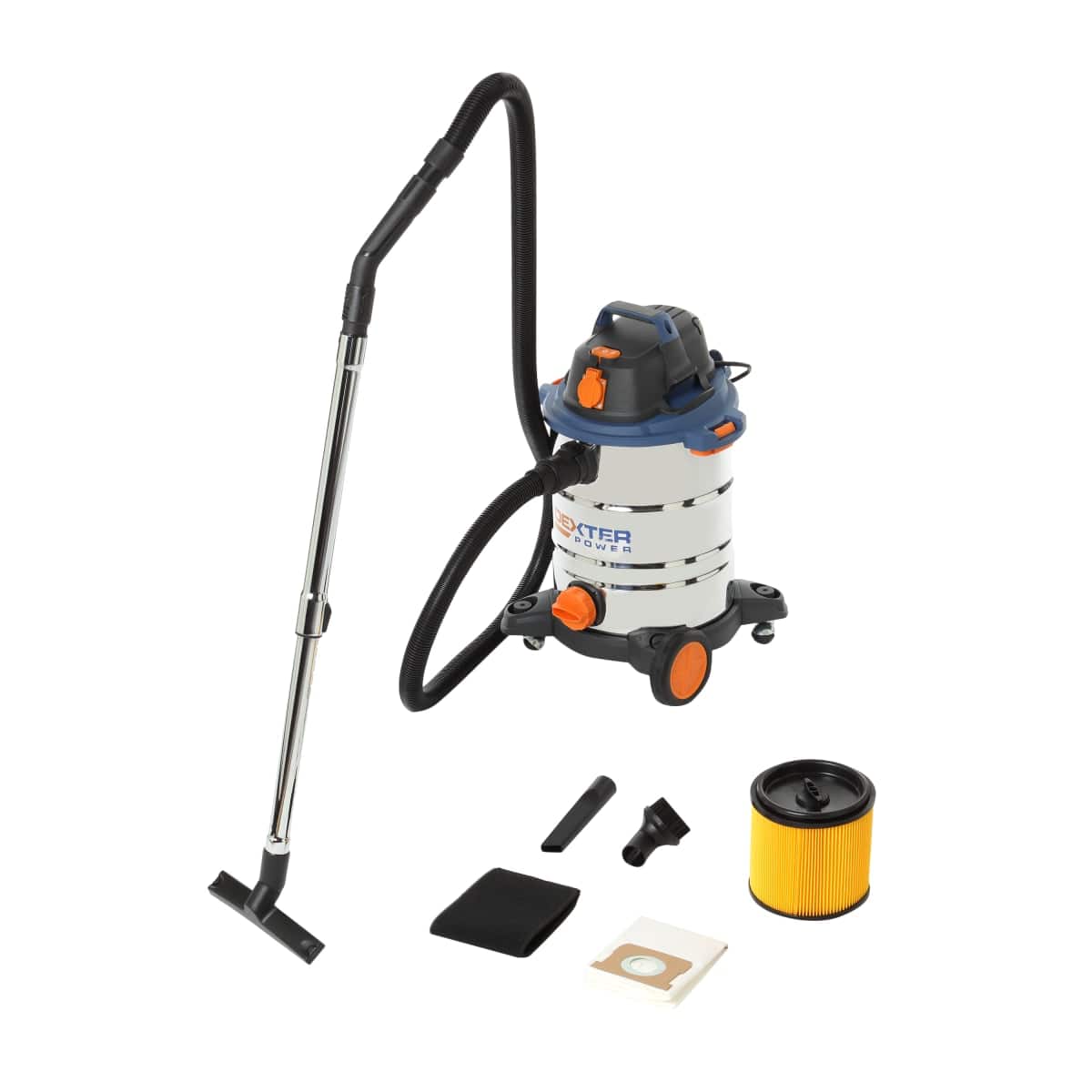 Bricocenter DEXTER VACUUM CLEANER BIN 30LT 1500W